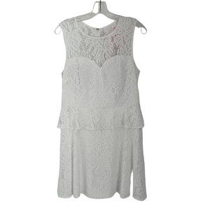 Lilly Pulitzer Nolea Resort White Paradise Found Lace Midi Dress Women's 10